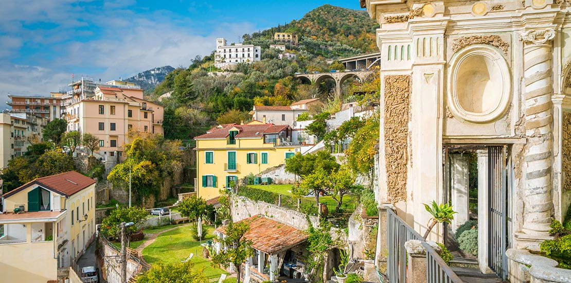 The Minerva Gardens in Salerno, Italy